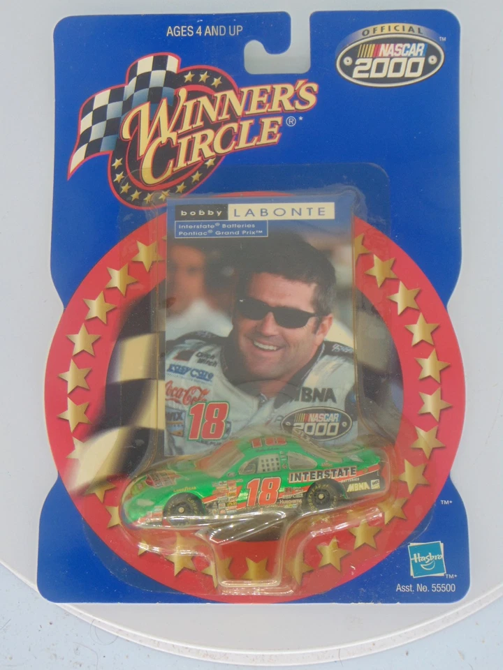 WINNER'S CIRCLE 2000 BOBBY LABONTE #18 INTERSTATE BATTERIES PONTIAC NASCAR 1/64 - Image 1 of 1