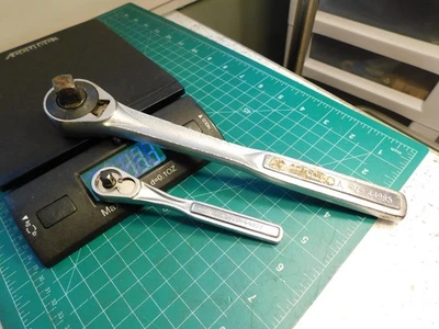 Trinquetes cromados Craftsman -V-#44985 1/2" Drive & -VU-#44807 1/4" Drive Foto 1 de 4