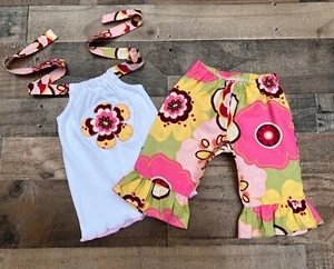 Cute Spring Summer Little Girl Handmade Outfits Clothing - Picture 1 of 1