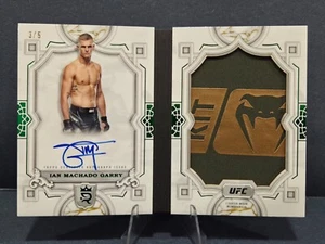 2024 Topps Royalty UFC Ian Machado Garry Green Logo Patch Auto Book  3/5 - Picture 1 of 6