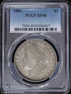 1880-P $1 Morgan Silver Dollar PCGS XF 40