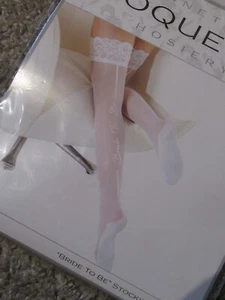 Medias altas hasta el muslo Bonneterie Coquette "Bride To Be" - Imagen 1 de 3