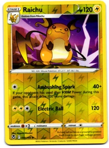 Raichu 050/195 Swsh12: Sword & Shield - Silver Tempest Reverse Holo - Picture 1 of 2