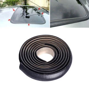 9.8FT Rubber Seal Car Front Rear Windshield Sunroof Edge Weatherstrip Strip Trim - Picture 1 of 12