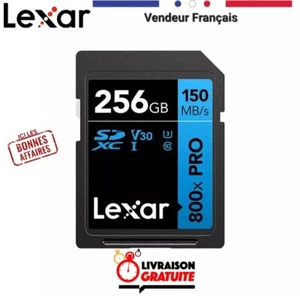 Carte Mémoire Micro SD Lexar UHS-II 32, 64, 128, 256, 512 Go haute vitesse - Photo 1/15