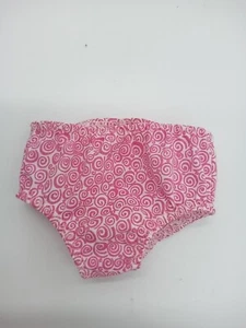 Biancheria intima rosa vortice adatta per bambola ragazza americana 18" vestiti per bambola fatti a mano - Foto 1 di 3