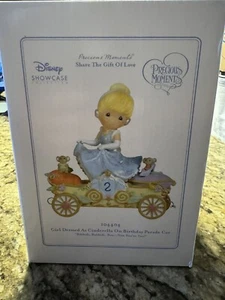 Precious Moments Disney Showcase Birthday Parade Cinderella Number 2 Figure new - Picture 1 of 8