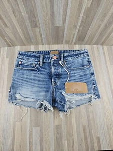 Porter Blue Emma Cut Off Shorts ~ Button-Fly Women's Size 26 - Picture 1 of 13