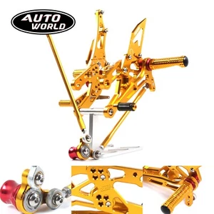 Adjustable Racing Footrest Rearsets For Honda CBR600RR 2003 2004 2005 2006 - Picture 1 of 7