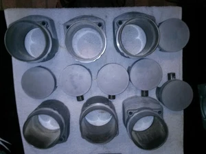 Porsche 930 Turbo Mahle Pistons and Cylinders 97P12 - 97ZN1 - Set of 6 - Picture 1 of 12