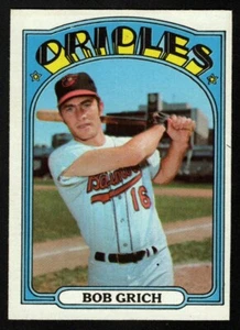Bob Grich 1972 Topps #338 Baltimore Orioles - Bild 1 von 2