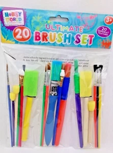 Hobby World Ultimate 20 Brush Set, 20 Different Textures  - Picture 1 of 1
