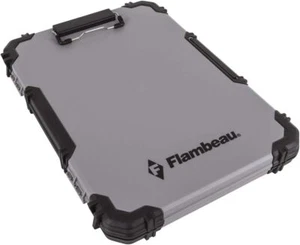 Flambeau Grey Contractor Clipboard With Internal Storage And Pen Pouch 16X11.5 - Picture 1 of 10