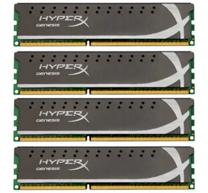 Kingston HyperX 16 GB (4x4GB) DDR3-1600 PC3-12800U KHX1600C9D3P1K2/8G #312718 - Bild 1 von 1