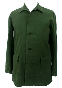 Arbeitsjacke Chore Mantel True Scandi Vintage Original Surplus 100% Baumwolle Oliv Vintage - Bild 1 von 12