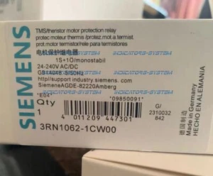 Relè SIEMENS 3RN1062-1CW00 nuovo uno spedizione celere 3RN10621CW00 - Foto 1 di 1