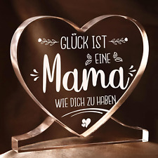 Juratar® Muttertagsgeschenke für Mama von Tochter Sohn, Holzschilder Heimat Deko