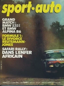 SPORT AUTO n°232 05/1981 GP ARGENTINE BRESIL ALPINA B6 SAFARI+ encart & poster - Imagen 1 de 1