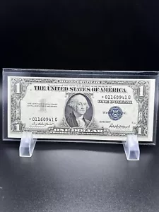 1935 F $1 Dollar bill Star Note cut error very nice bill for your collection . - Picture 1 of 4