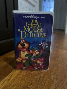 RARE đź’ŽBlack Diamond Walt Disney Classic The Great Mouse Detective Sealed VHS - Picture 1 of 6