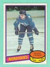 (1) MARC TARDIF 1980-81 O-PEE-CHEE # 256 NORDIQUES NM CARD (I5628)