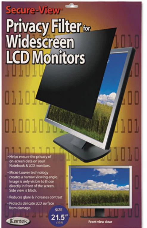 Kantek, LCD Monitor Protect® Anti-Glare Filters and Secure-View® Privecy Filters - Image 1 of 2