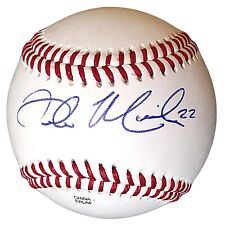 Luke Maile Cincinnati Reds Autographed Baseball Brewers Signed Proof COA Auto