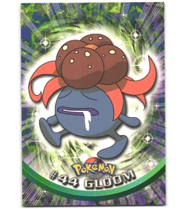 Pokémon 1999 casi como nuevo casi nuevo Topps serie 1 segunda impresión logotipo negro gloom 44 - Imagen 1 de 2