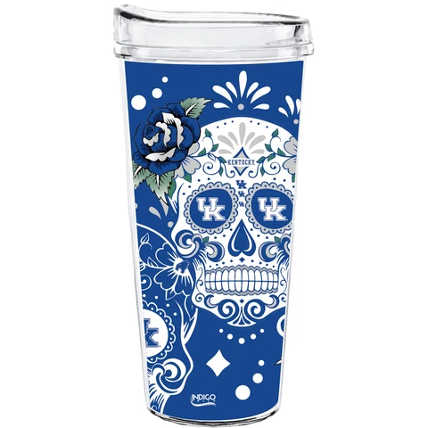 Kentucky Wildcats 22oz. D-a de los Muertos Tumbler Cover