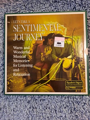 Let's Take a Sentimental Journey Readers Digest Box Set Vinyl Records 9x LPs - Image 1 of 4