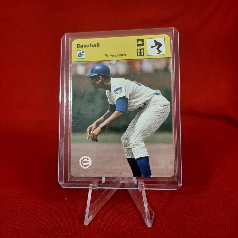 2004 Donruss Sportscastor Ernie Banks  #14 Fielding #3/25!rare Ssp. - Image 1 of 3