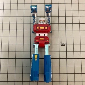 Vtg 1980s GoBots 3" Cy-Kill Red Blue Figure Tonka Bandai MR-01 Missing Wheel - Picture 1 of 4