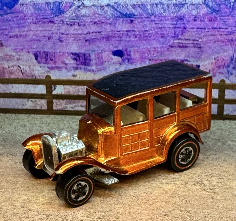 Ford Woody Orange 1969 clásico 31 Hot Wheels Redline vintage en muy buen estado/excelente estado Foto 1 de 4