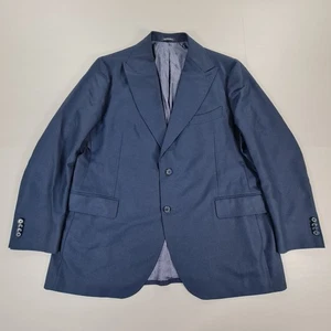 Suitsupply Mens Suit Jacket Navy Blue 52 R La Spalla Wool Blazer Herringbone - Picture 1 of 11