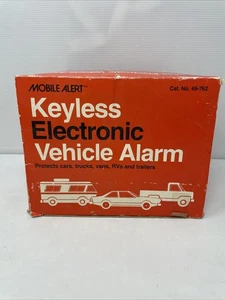 Nuevo Radio Shack Radio Alarma Vehículo Electrónico Sin Llave Alerta Móvil 49-762 De Colección - Imagen 1 de 9