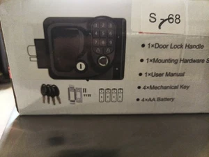 Cerradura eléctrica inteligente para RV, huella digital, contraseña, llaves, teléfono móvil Bluetooth  - Imagen 1 de 11