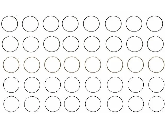 Anillo de pistón para 82-93 GMC P3500 V3500 6,2 L V8 General Motors DIESEL JK76D9 Foto 1 de 1