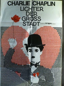 Lichter der Großstadt - WA - Charlie Chaplin - Filmposter A1 84x60cm gefaltet - Bild 1 von 1