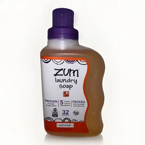 Zum Clean Laundry Soap Detergent- Patchouli - 32 fl oz !!RARE!! - Picture 1 of 3
