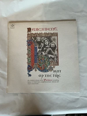 PARCHMENT LIGHT UP THE FIRE LP FOLK NSPL 18388 WITH POSTER VINYL PLAY TESTED - Image 1 of 4