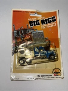 NIB 1981 BIG RIGS "CALIFORNIA HAULER" ZEE TOYS SEMI TOY TRUCK HO SCALE BLUE - Picture 1 of 3