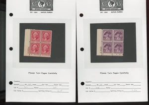 US stamps 707 to 725   39  mnh mh  plateblocks dealer lot   (mb33 - Picture 1 of 14