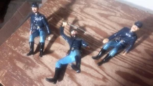 Marx Civil War Caisson Riders 1/16 model figures Cannon Blue & Gray Playset - Picture 1 of 7