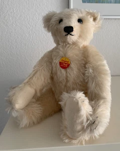 Steiff Teddy Brummbär Arme und Beine beweglich hellbeige gebraucht 40 cm groß - Bild 1 von 12