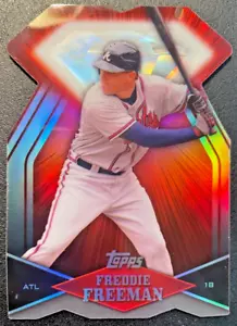 2011 Topps Freddie Freeman Rookie Die-Cut Refractor Diamond Deeds Card - Picture 1 of 3