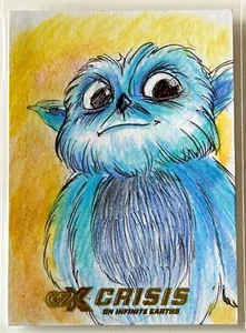 Beebo Sketch by Emanuel Braga, Cryptozoic CZX Crisis on Infinite Earths 1/1 - Bild 1 von 2