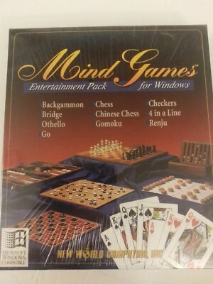 Mind Games Entertainment Pack for Windows 3.1 to XP CD-ROM Factory Sealed - Image 1 of 2