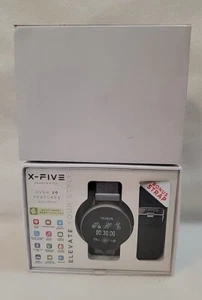X-Five Unisex Adult Smart Watch Silver & Black 900187S-18-B02 Brand New! - Zdjęcie 1 z 8