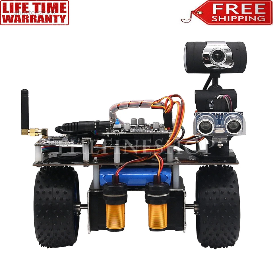 STM32 2WD Self Balancing Robot Car 2-DOF PTZ Standard Version (WiFi+Bluetooth) - Image 1 of 4