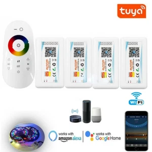 5-24V Tuya Wireless LED WiFi APP Smart Controller ,2.4G RF Remote For led strip - Picture 1 of 22